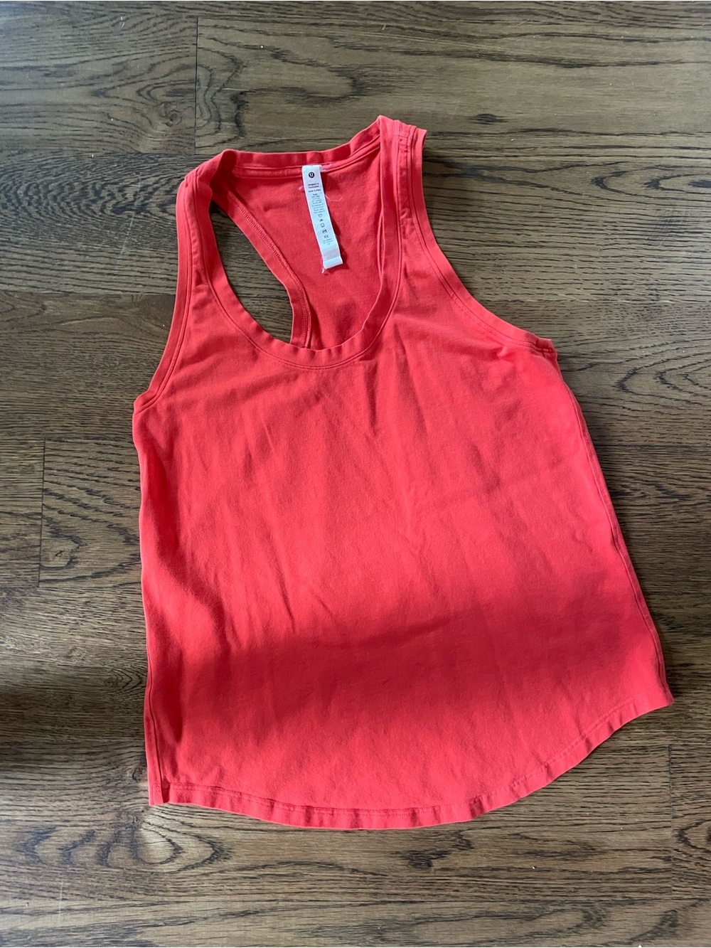 Lululemon Women’s Poppy Orange Racerback Tank Top -  Size 4